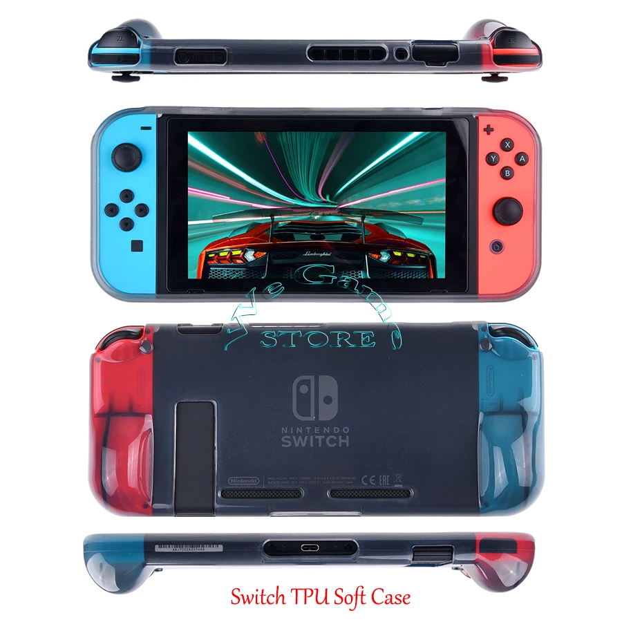 Чехол для консоли Nintendo Switch Nitendo защитный чехол switch ручки + 2 силиконовых колпачка