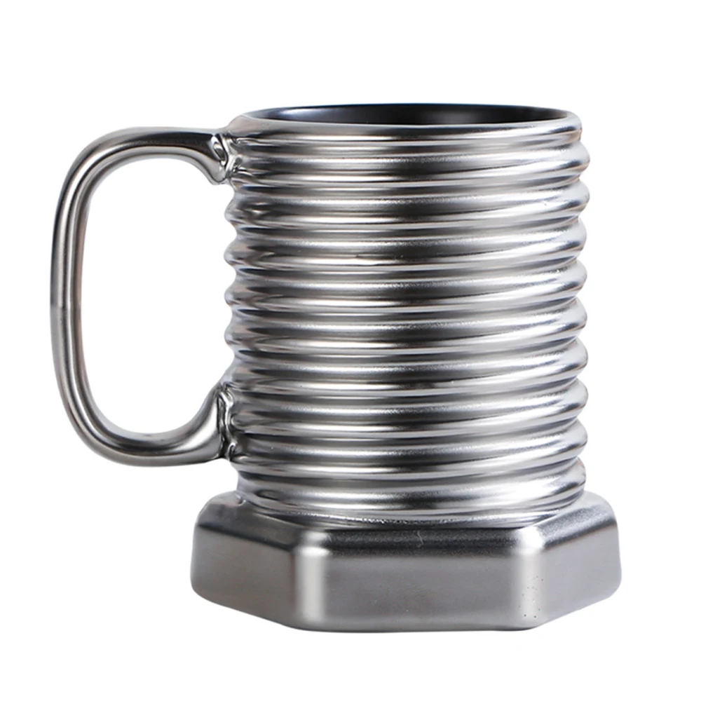 Керамические кофейные кружки в форме винта фарфоровая Подарочная кружка для