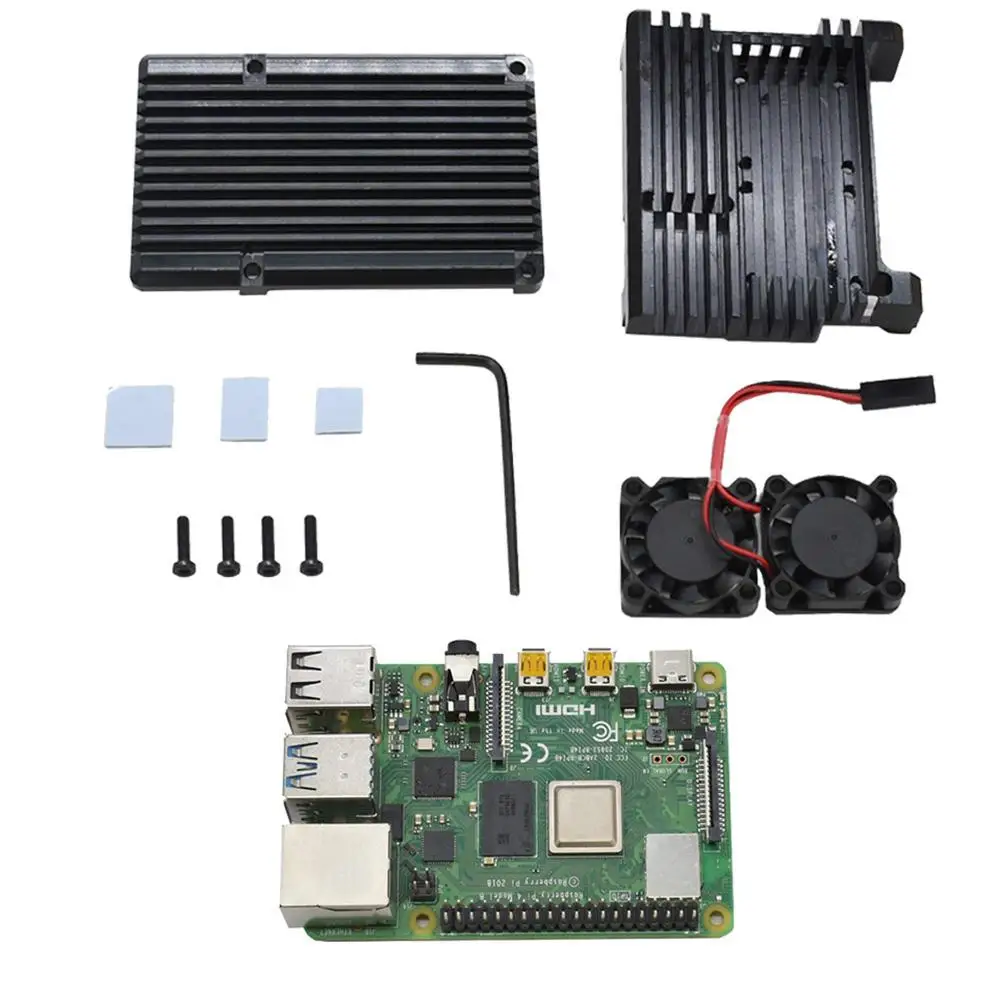 2G ram для Raspberry Pi 4 поколения Модель B Тип компьютерная макетная плата двойной экран