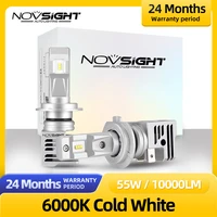 novsight h7 led lights 6000k 10000lm 55w h1 h4 h3 h11 9005 9006 hb3 hb4 lamps led for llights bulbs on cars super bright