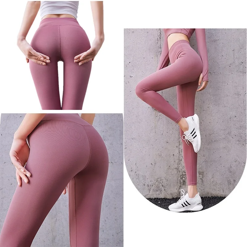 

2022 New Yoga Pants High Waist Abdomen Elastic Leggings Sport Women Fitness Running Activewear Workout Push Up Athletic Clothing