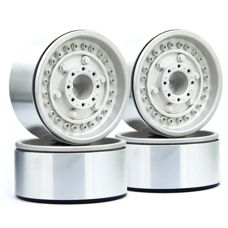 

4 шт., металлические колесные диски 1,9 Beadlock для 1/10 RC Crawler Axial SCX10 SCX10 II 90046 AXI03007 Traxxas TRX4 D90