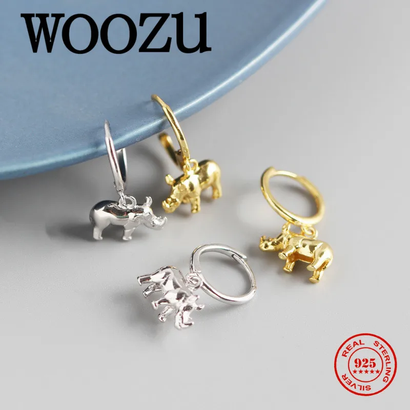 WOOZU модные сапоги в панковском стиле режиме реального 925 стерлингового серебра 3D