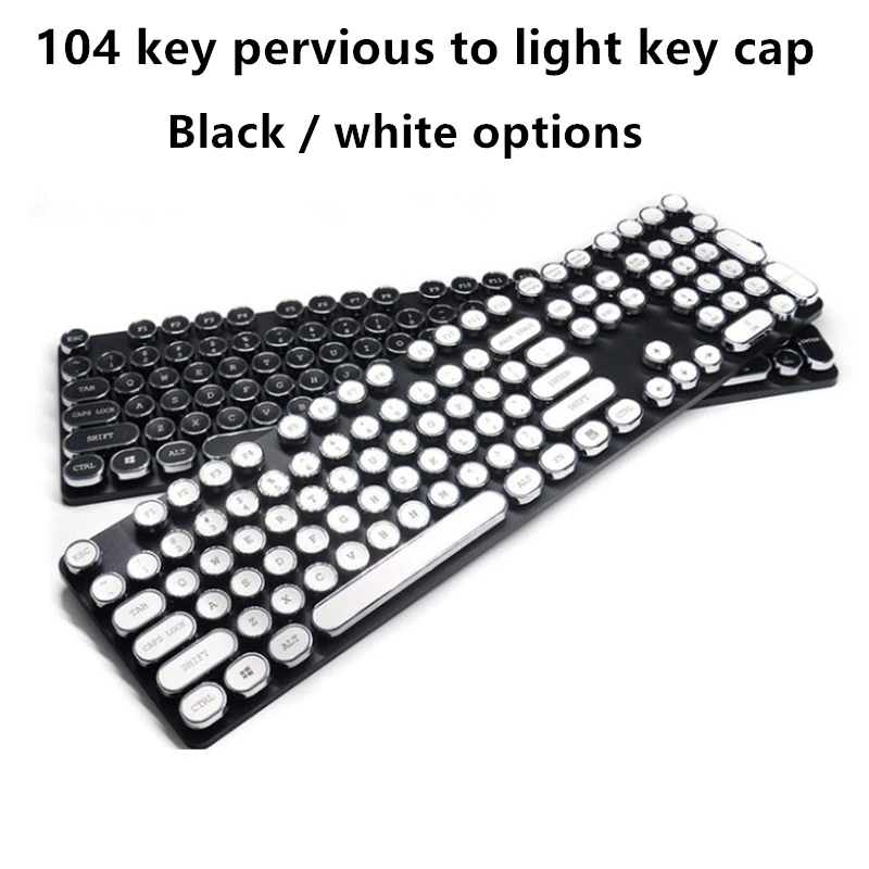 Колпачки для механической клавиатуры в стиле стимпанк круглые металлические