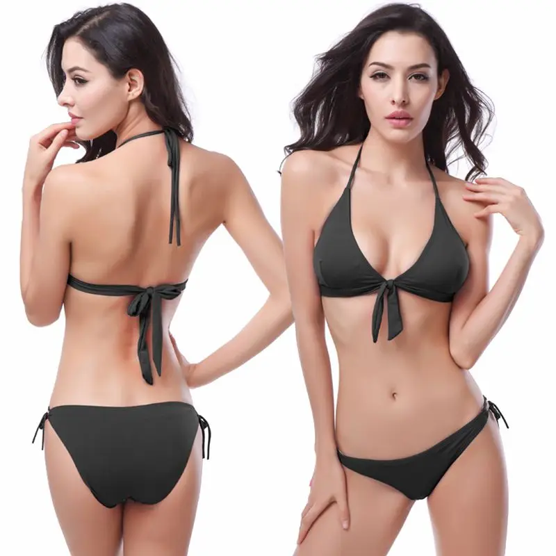2017 сексуальное Бандажное Бразильское бикини с пуш ап женский купальник пляжная