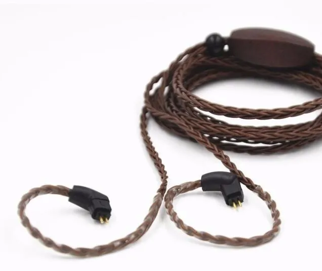 Плотным верхним ворсом KZ ZS3 ZS4 ZS5 ZS6 кабель 2pin 0,75 мм обновлен с серебряным покрытием кабель наушников обновления кабель для наушников Наушники KZ ZS4 ZSA ED16