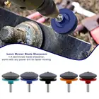 2 шт.компл. Ножи точилка шлифовальный станок вращающийся Ножи лезвие газонокосилка Универсальный поэтому быстрее проходит газонокосилка Точилки Полировочная насадка