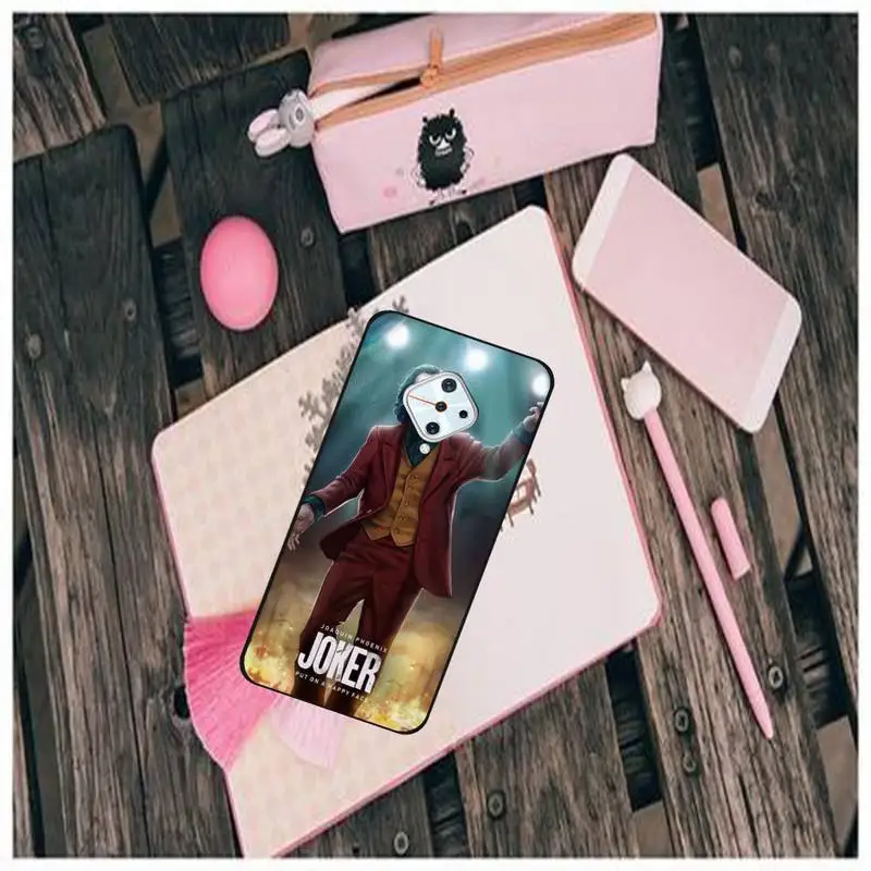 

0 Joker Joaquin Black Soft Phone Case For Vivo X9 9s 20 Plus Y97 83 75 71 69 V15 V17 V5 S