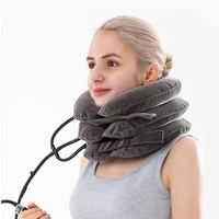 inflatable air cervical neck traction medical correction device support posture stretcher relaxation relief pillow collar hot
