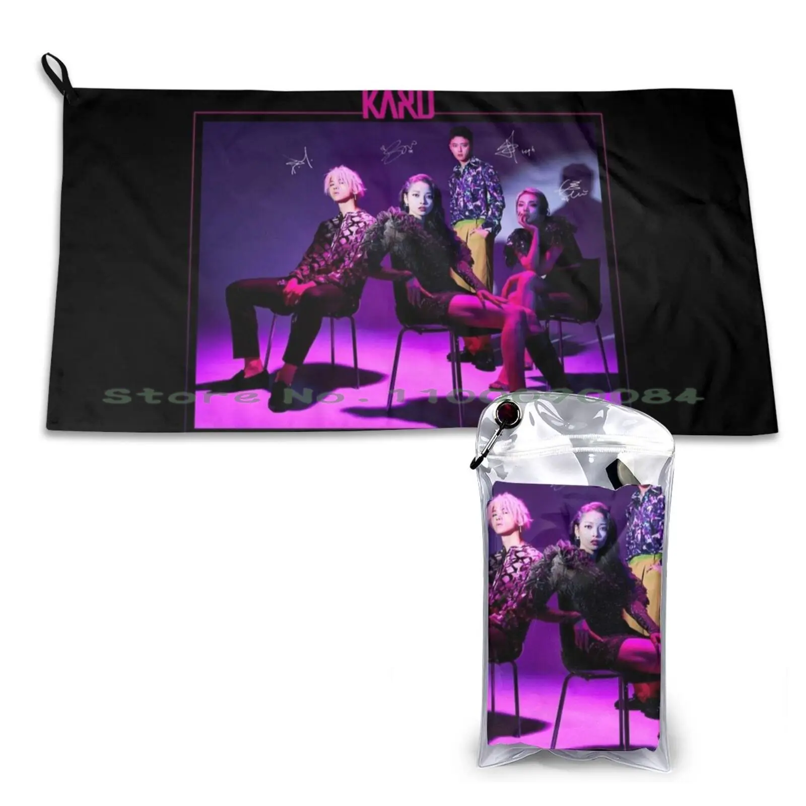 Кард? ?-Способ со словами: группа (с печатными автографами) #1 быстросохнущее