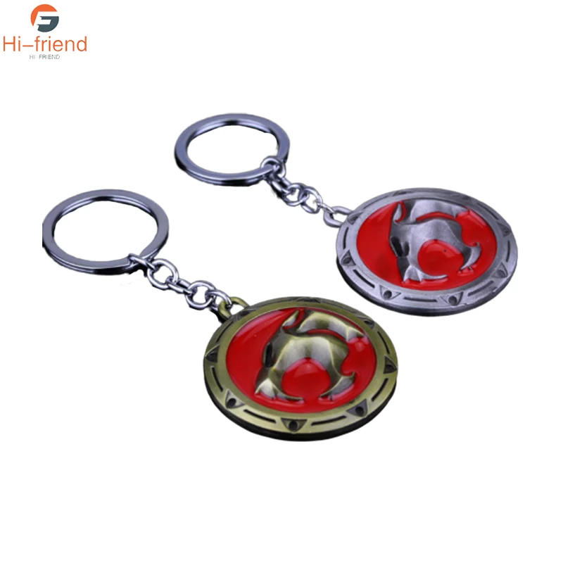 Брелок для ключей с мультяшным принтом сериала thundercat женские и мужские ювелирные