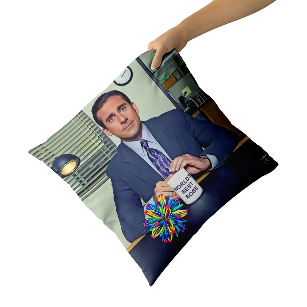 Лучший в мире Босс Майкл Скотт хлопчатобумажные брезентовые наволочки на заказ