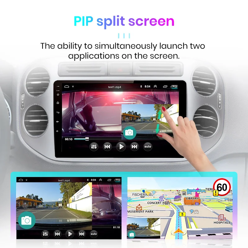 Junsun V1 Android 10 0 AI Голосовое управление автомобильное радио мультимедиа для Volkswagen