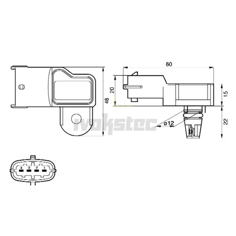Новейший 3 бар оригинальный датчик карты для Fiat Multipla Sedici Stilo Croma Doblo Ducato Idea Punto 1 9 2 4 D
