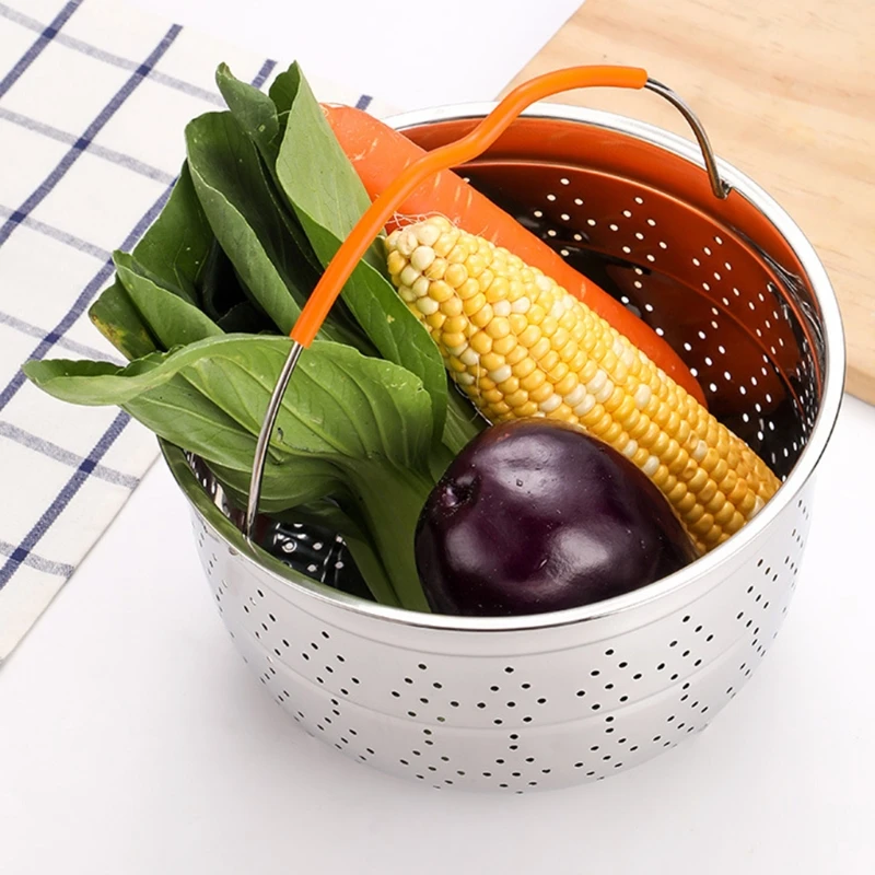 Basket With Handle For 3/6/8 Quart Pressure Cooker Insert Su