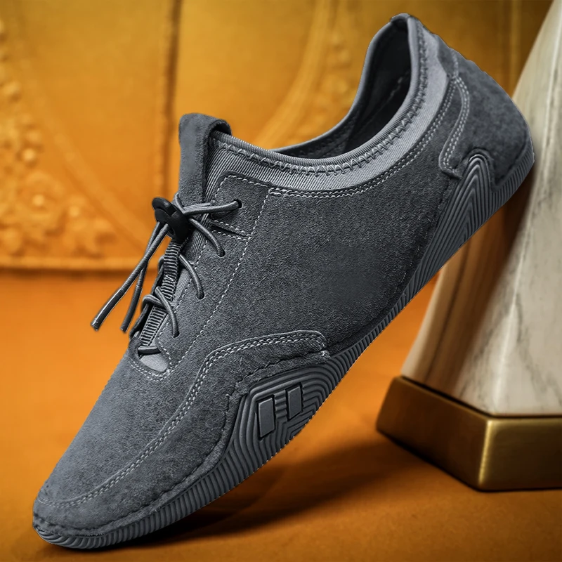 

Men's Loafers Casual Shoes Genuine Leather Sneakers Fashion Jogging Shoes Outdoor Walking Footwear Flat Shoes Driving Shoes