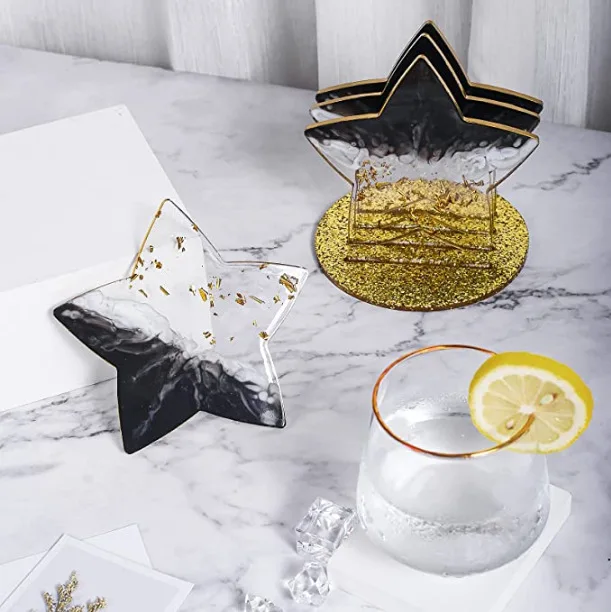 5 шт. силиконовые формочки для подставки под стаканы