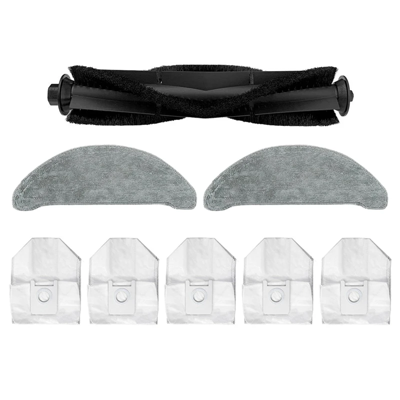 

Роликовая щетка, тряпки для швабры, пылесборники, пылесборник, вращающаяся щетка для Roidmi EVE Plus Запчасти для робота-пылесоса