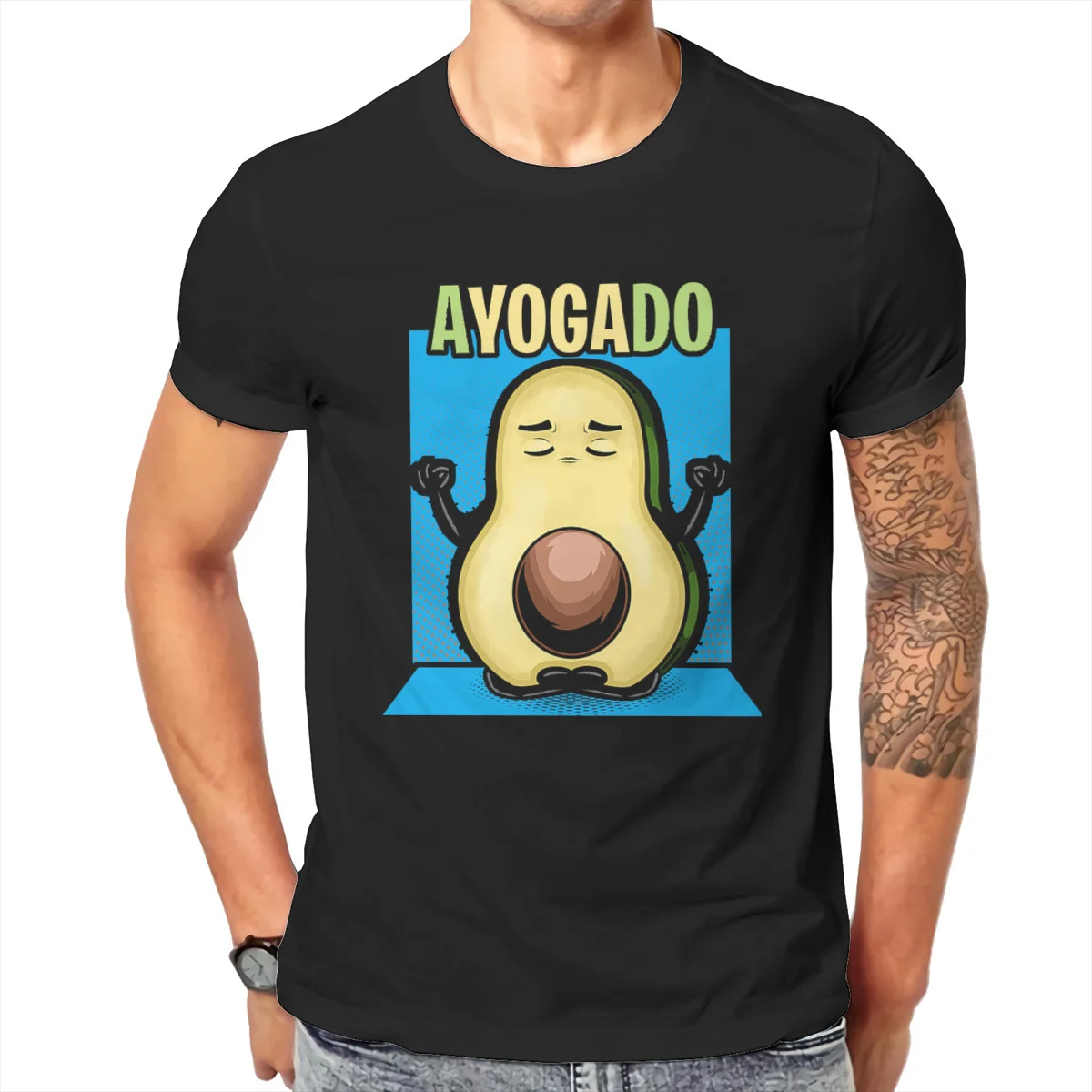 

Anime ayogado T shirt Men T shirt summer T-shirt