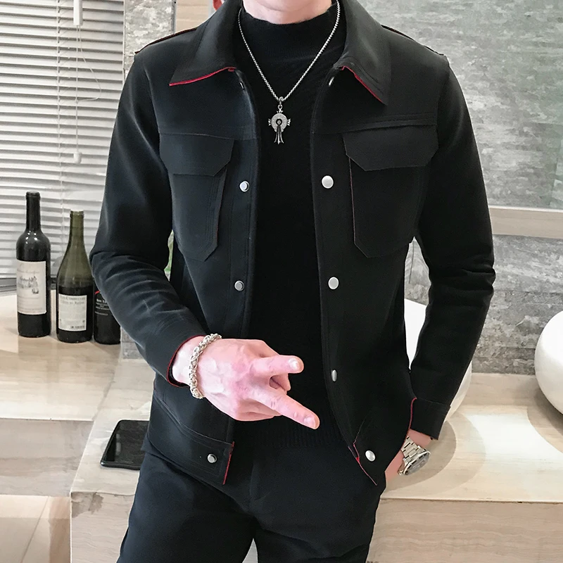 Мужская осенне зимняя мотоциклетная куртка красивая повседневная из