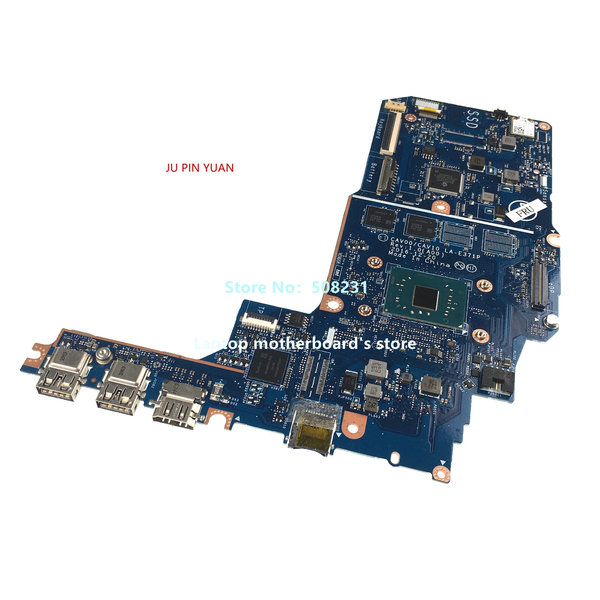 

For Dell Chromebook 11 3189 Laptop Motherboard CN-0WDRX2 0WDRX2 WDRX2 CAV00/CAV10 LA-E372P With N3350 CPU 100% Full Tested