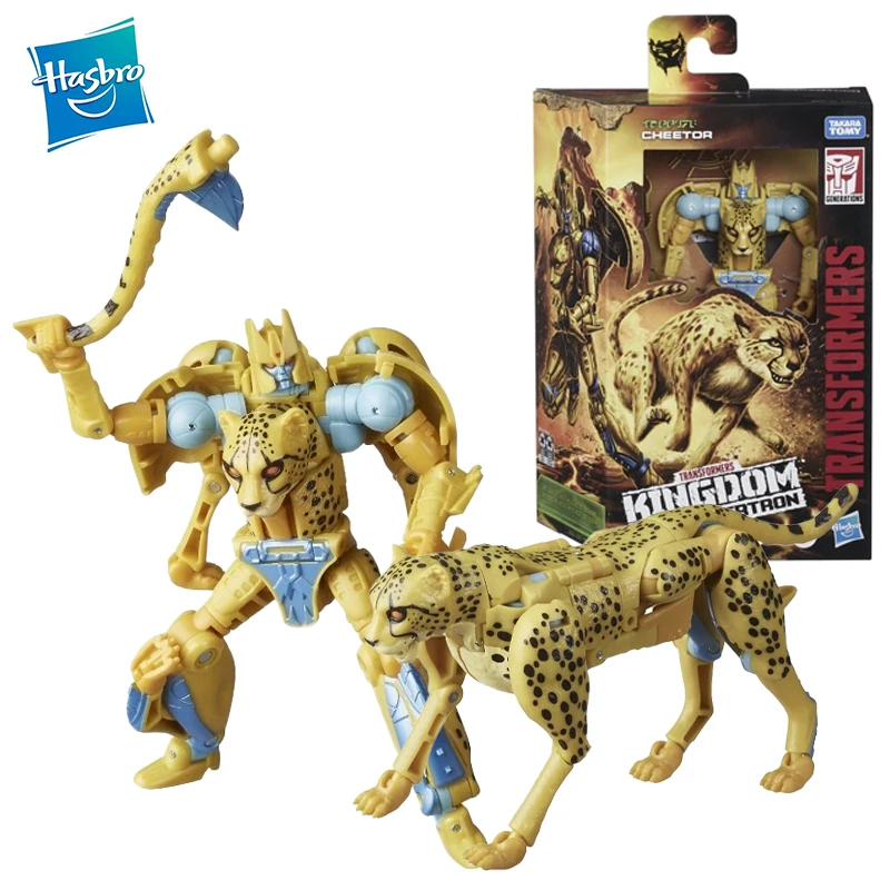 

Hasbro Transformers Movie peripheral model G Series Kingdom Yellow leopard Warrior 6inch Toys Holiday gifts