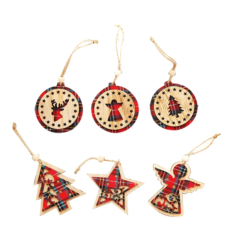 ДЕРЕВЯННЫЙ АНГЕЛ пятиконечная звезда Рождественская елка/круглая открытая елка