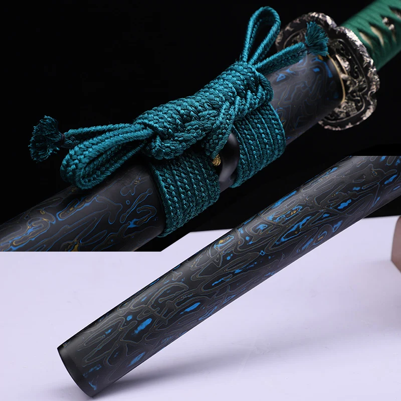

Authentic Handmade Samurai Sword Fully Hand-Forged Sanmai Lamination Blade Real Japanese Katana Master Grinding