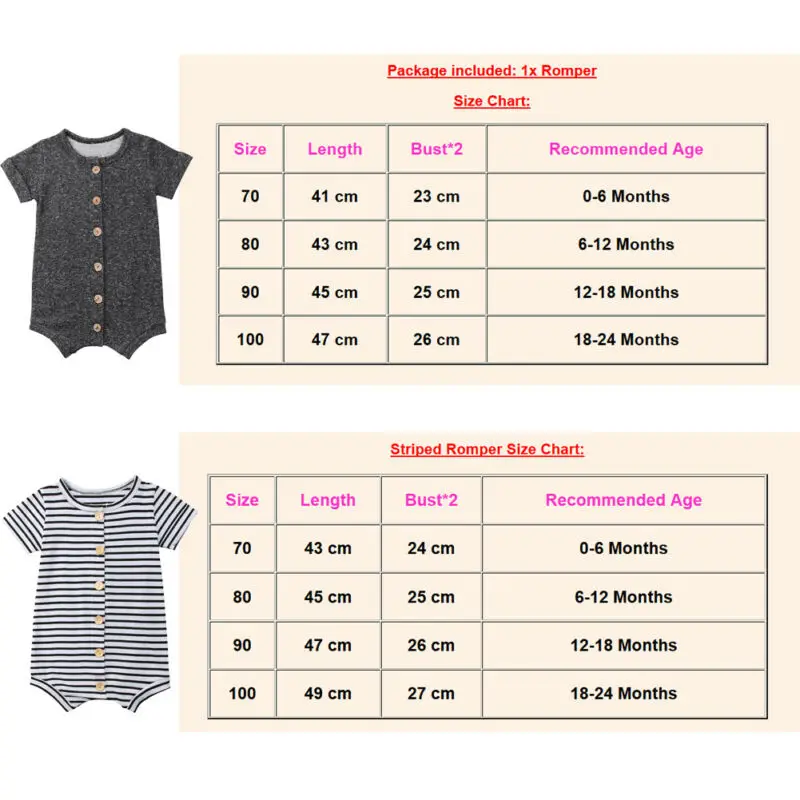PUDCOCO Новорожденные мальчики девочки кнопка Песочник Комбинезон хлопковый костюм