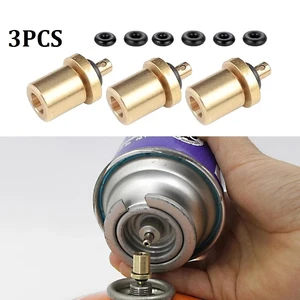 Gas Burner Adapter Outdoor Camping Gas Refill Adapter Cylinder Gas Tank Gas Burner Accessories Hiking Inflate Butane Canister
