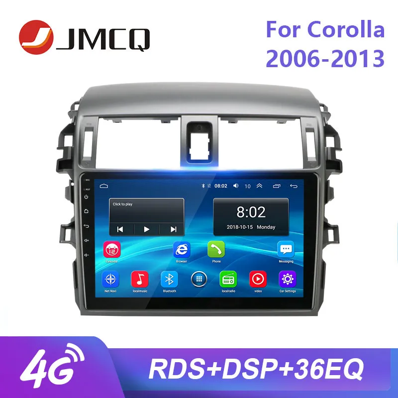 JMCQ 9 &quot2G + 32G для Toyota Corolla 2006 2013 автомобильный Радио RDS Android плеер GPS навигация