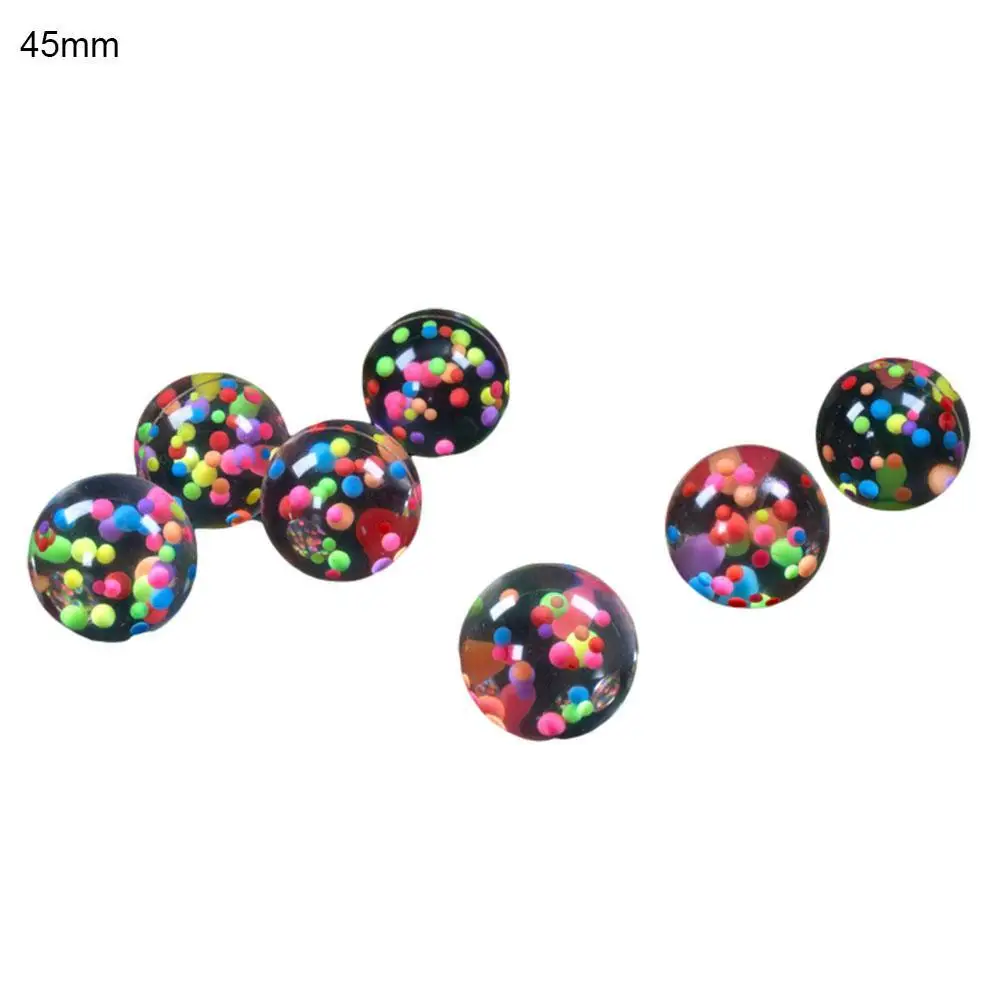 Pelota de goma el&aacute;stica para saltar, juguete para rebotar para padres e hijos, colorida pelota el&aacute;stica para malabares-4