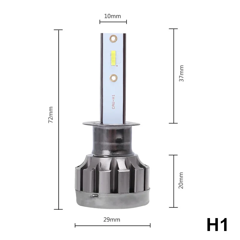 Ароуз H11 9005 H1 H3 H7 60 Вт 12000LM 6000 К CSP светодиодная фара H4 Hi короче спереди и длиннее сзади) Автомобильный светодиодный фары для авто светодиодный лампа светильник 12v24v