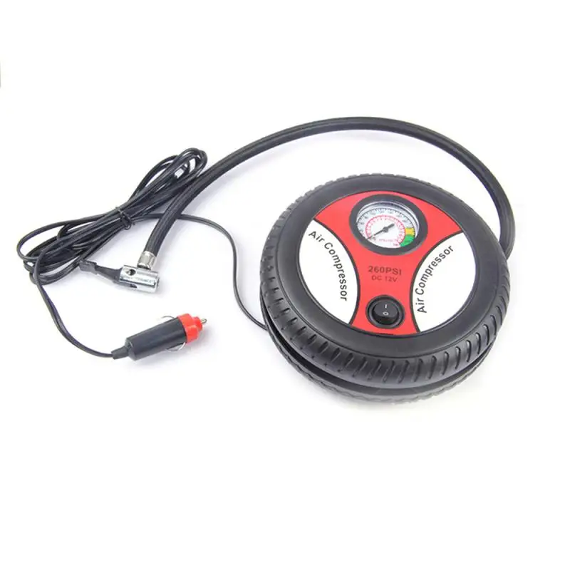 12V Портативное колесо компрессора воздуха 260psi насос для накачки шин