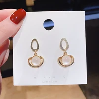 wholesale 925 silver needle irregular baroque earrings for women dropshipping