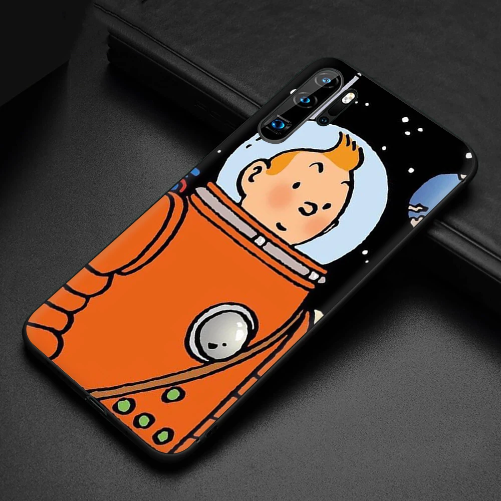 B2 The Adventures of Tintin New Fun Soft Silicone phone case for Huawei P8 P9 P10 P20 P30 Lite Mini Pro P Smart Z Plus - Color: B2
