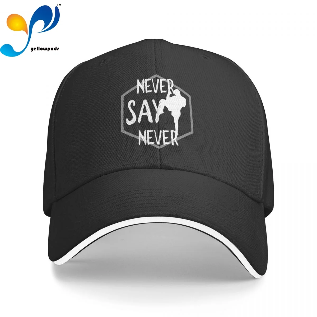

Baseball Cap Men Never Say Never Black Fashion Caps Hats for Logo Asquette Homme Dad Hat for Men Trucker Cap