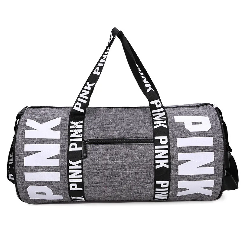 Outdoor Waterproof Nylon Sports Gym Bags Men Women Training Fitness Travel Handbag Yoga Mat Sport Bag with shoes Compartment
