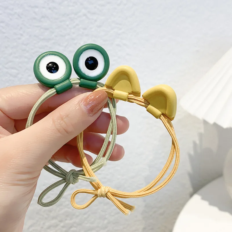 

Cute Elastic Hair Bands For Girls Lovely Hair Accessories Children Hair Ring Head Rope Ponytail Hair Styling Tools Headdress