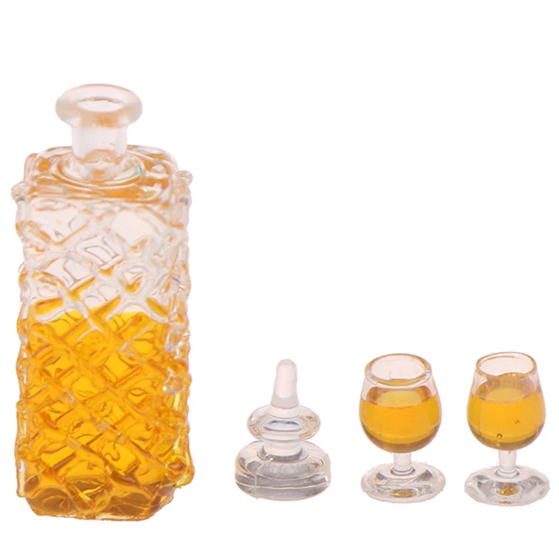 

New 1 Set Colorful Wine Bottles Dollhouse Miniature 1:12 Scale Classic Toys For Kids Scale Models Baby DIY Toys