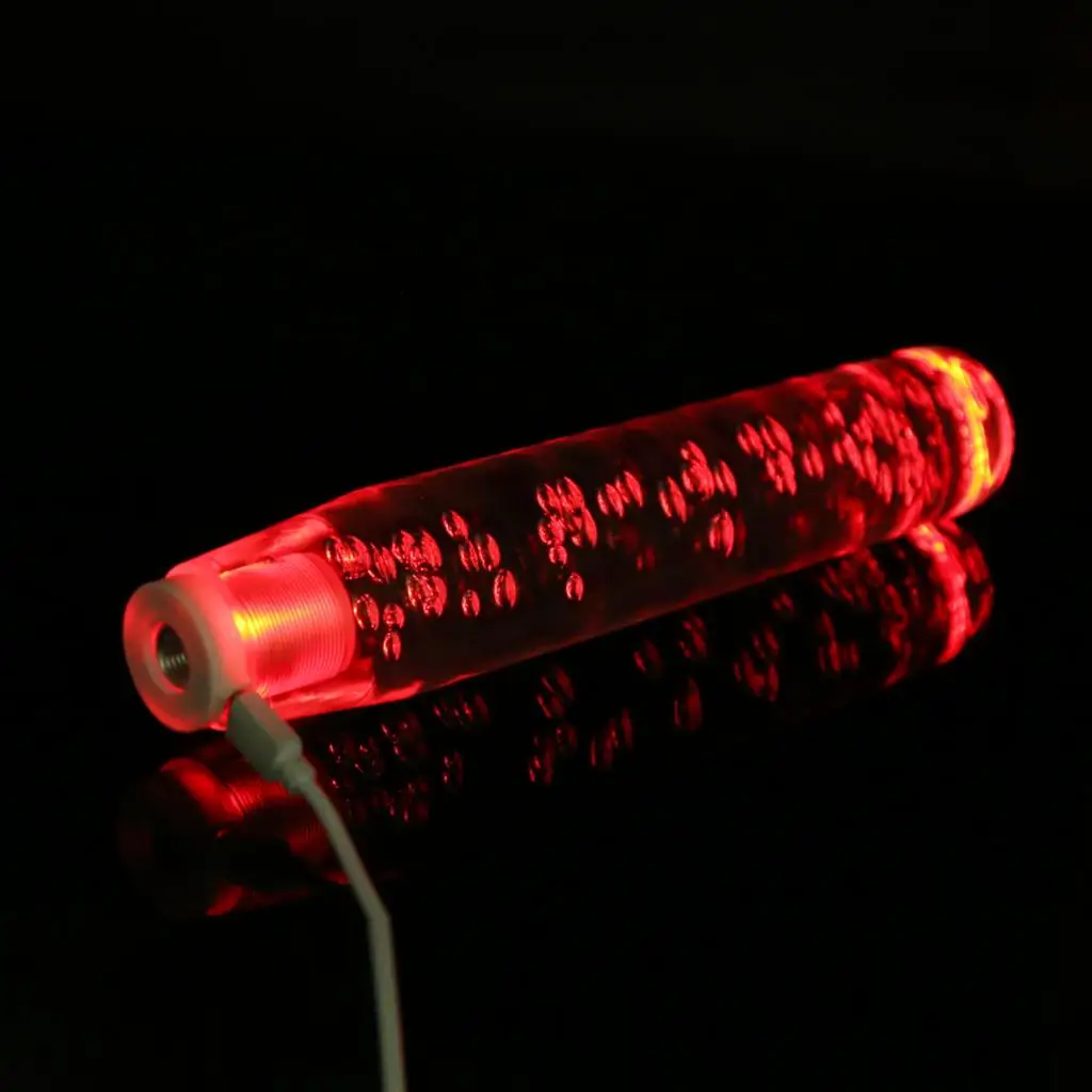 

250mm Multi-Color LED Change Crystal Bubble Manual Gear Shift Knob Shifter