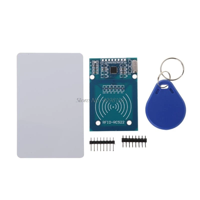 Комплект RFID RC522 считыватель чип карта NFC датчик модуль кольцо для ключей Прямая