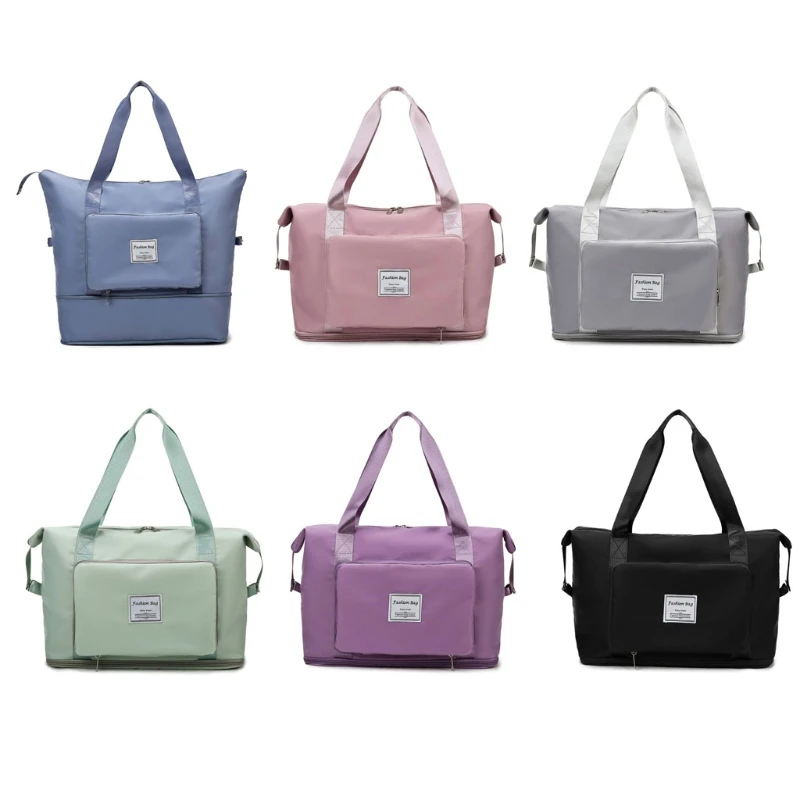 

72XC Large Capacity Folding Travel Luggage Storage Bag Waterproof Oxford Cloth Handbag for Men Women Duffle Bag