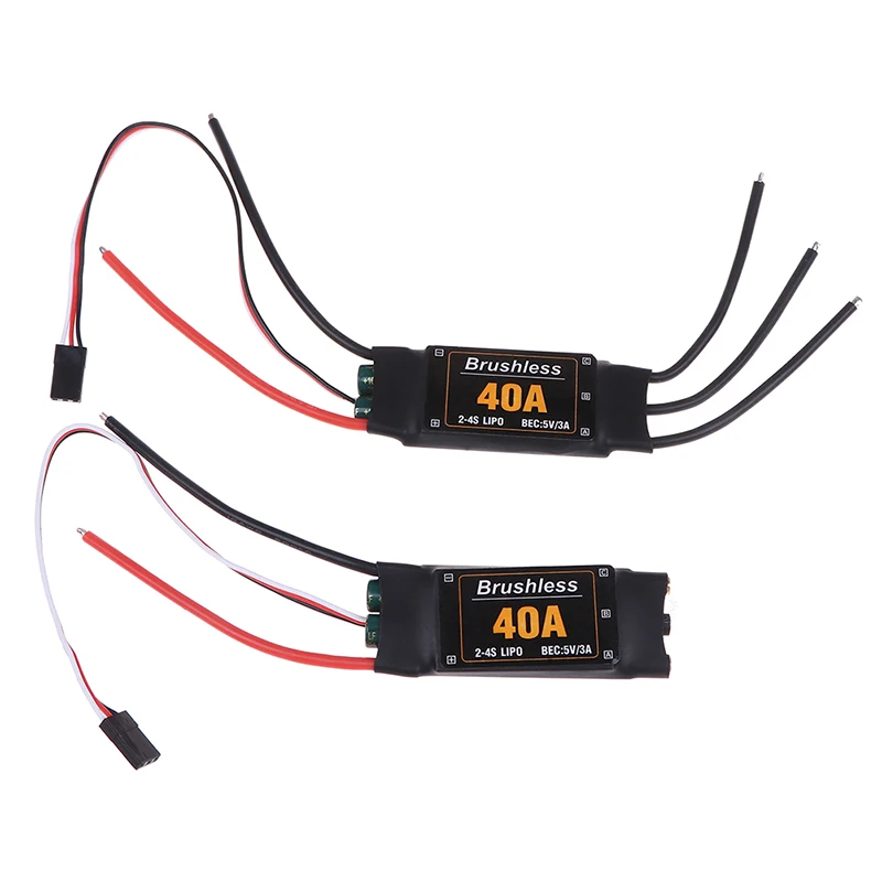 

40A бесщеточный Дрон ESC части для самолетов Компоненты аксессуары Скорость контроллер мотор RC Игрушки Прочный Quadcopter вертолет