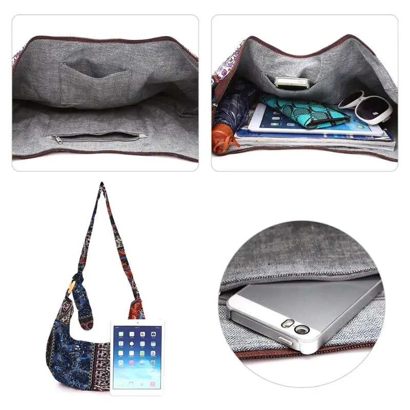 

New Women Vintage Ethnic Shoulder Bag Crossbody Boho Hippie Tote Messenger Bags