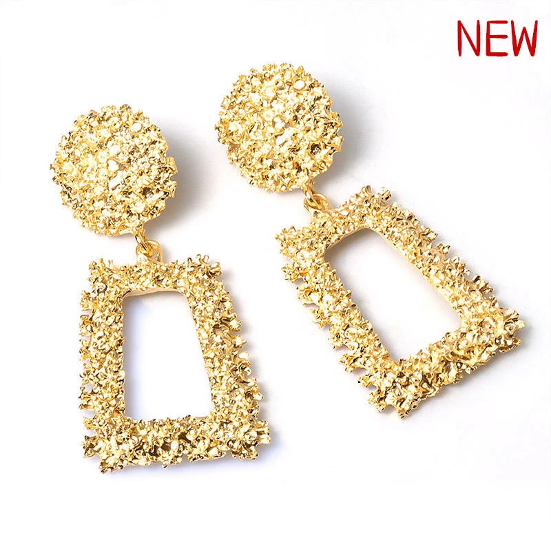 Под старину акриловый массивные крупные серьги с подвесками для женщин 2019 модные