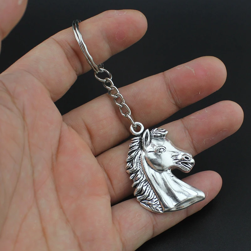 Hapiship 2018 новые женские/мужские Модные Винтажные брелки ручной работы с головой