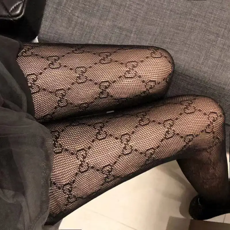 

Fashion Sexy Women Tights Pantyhose Sexy Hollow Fishnet Stockings Printed High Elastic Stockings Women Stockings Fishnet Tights