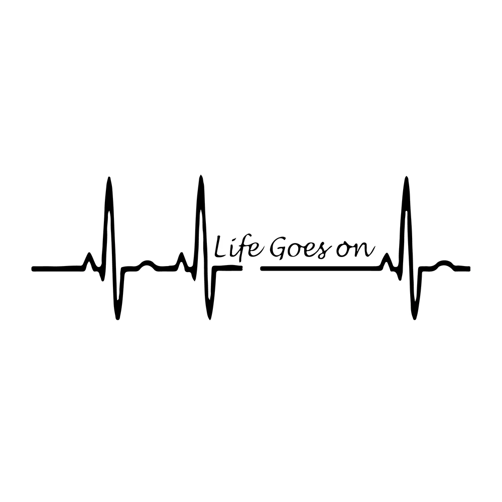17 5 см * 8 автомобильные наклейки и Life Go On виниловые на окна двери для
