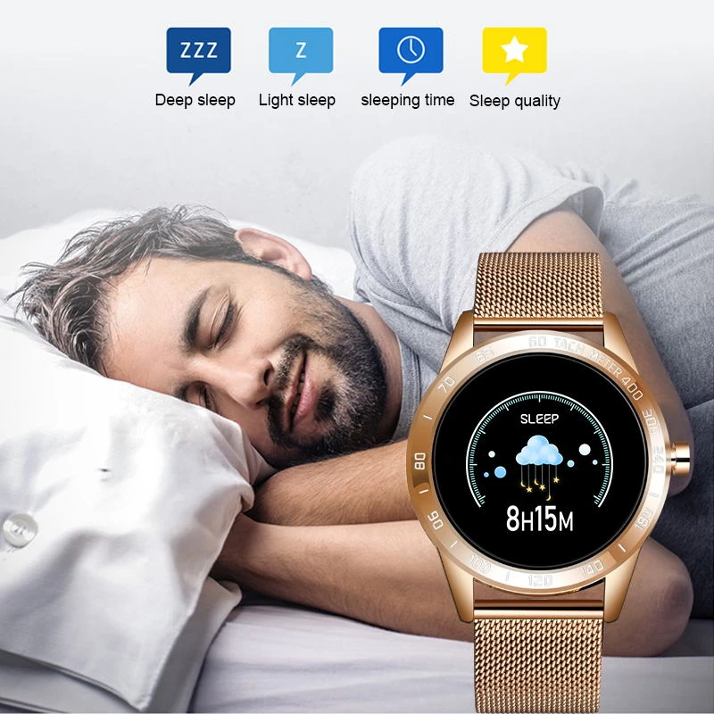 Умные часы LIGE для мужчин смарт с пульсометром монитором кровяного давления